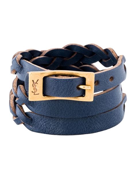 ysl braided leather bracelet|YSL bracelets for women.